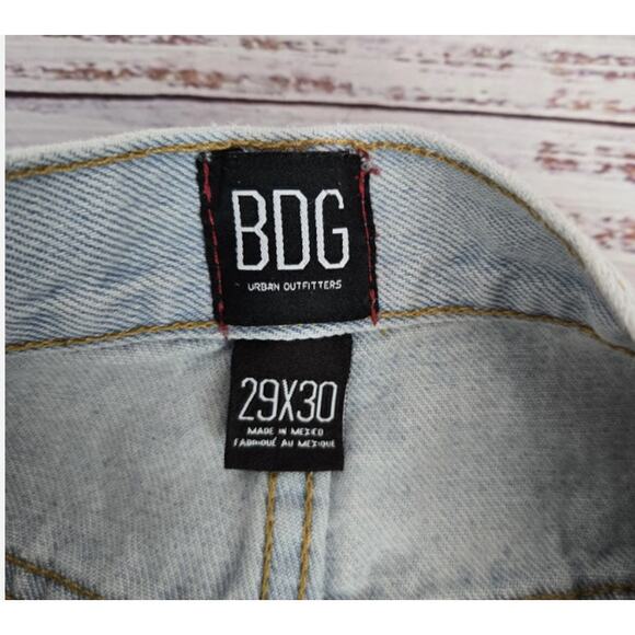 Urban Outfitters BDG Double Knee Jeans 29x28 Light Rinse Slant Pockets Skater - Picture 5 of 13